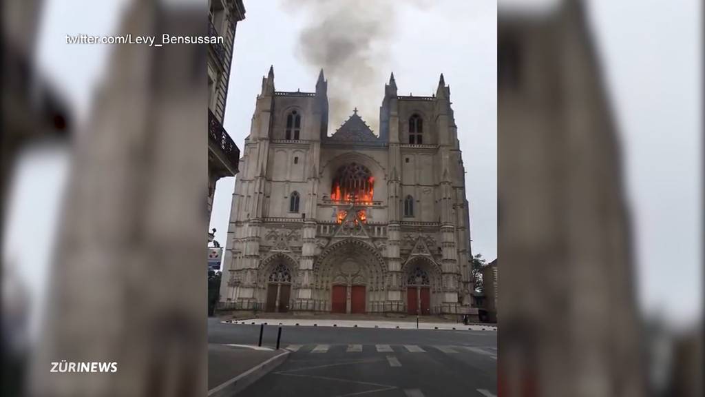 Brand in Kathedrale von Nantes: Ermittlungen wegen Brandstiftung laufen