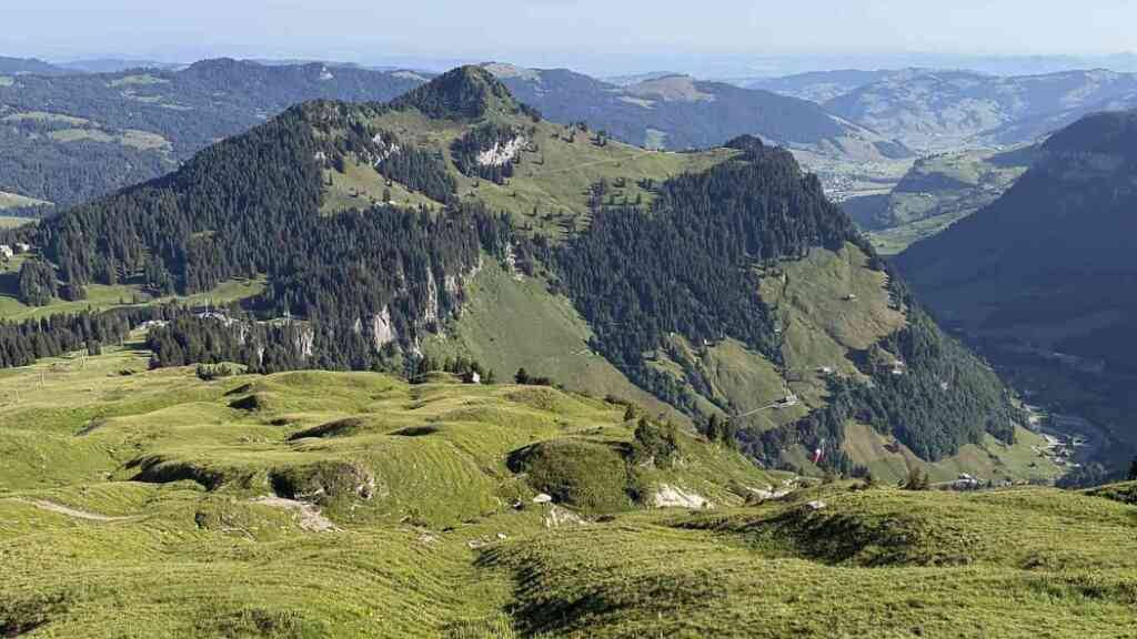 Hier am Hoch Ybrig verunfallte der Gleitschirmpilot.