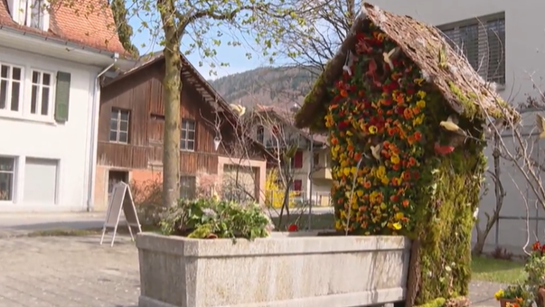Bunte Brunnen locken Hunderte nach Oberdiessbach