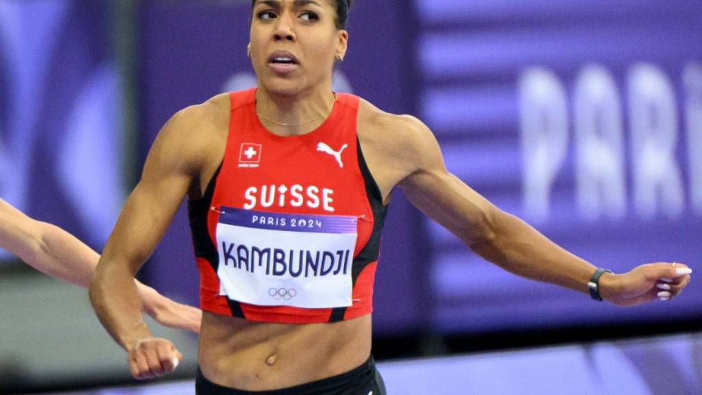 Mujinga Kambundji in ihrem zweiten olympischen 100-m-Final