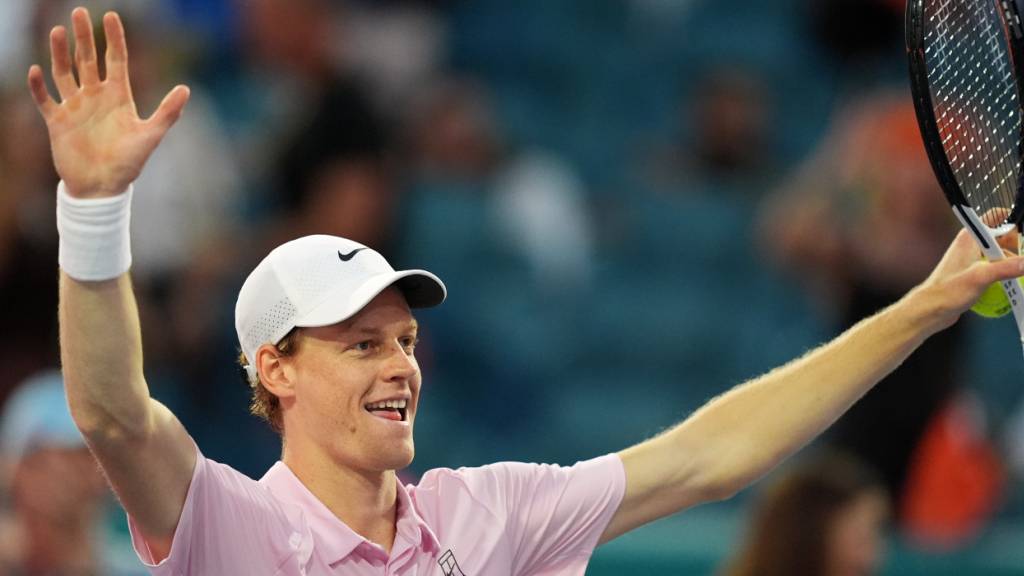 Jannik Sinner in Jubelpose