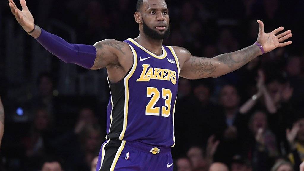 LeBron James führt die Los Angeles Lakers zurück in die Erfolgsspur