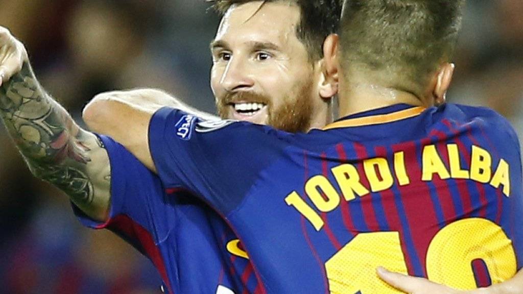 Lionel Messi trifft beim 3:0-Sieg von Barcelona gegen Juventus doppelt