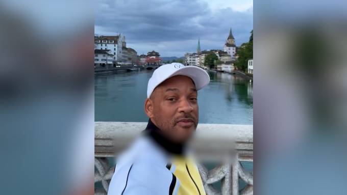 Will Smith spaziert einfach so durch Zürich