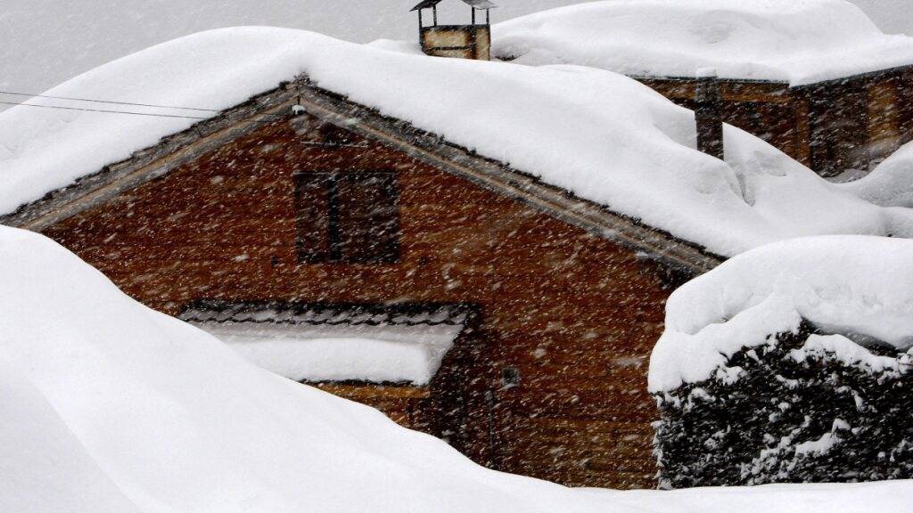 Schneerekord in La Creusaz im Wallis gemessen
