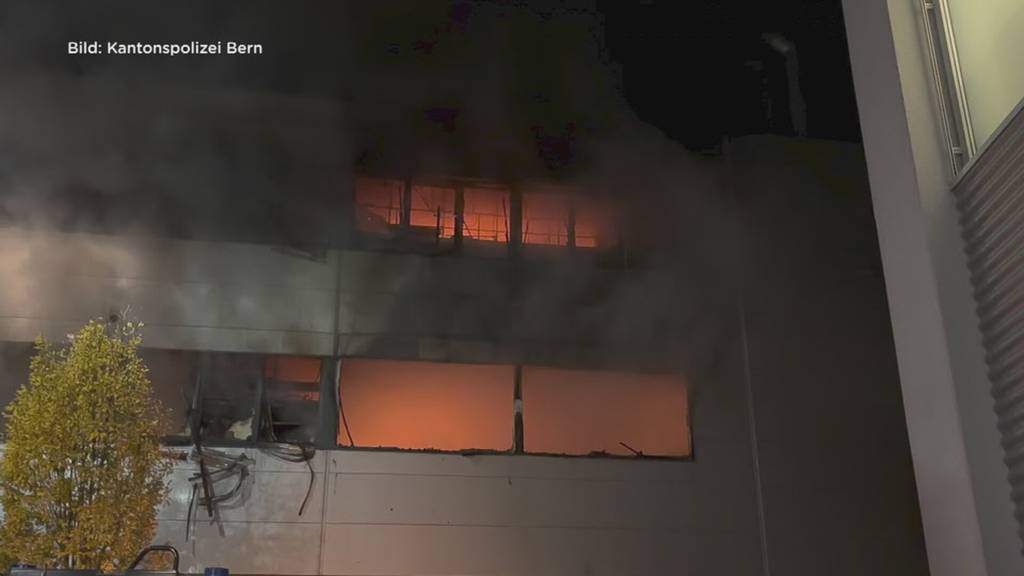 Brand bei Thuner Waffenfirma