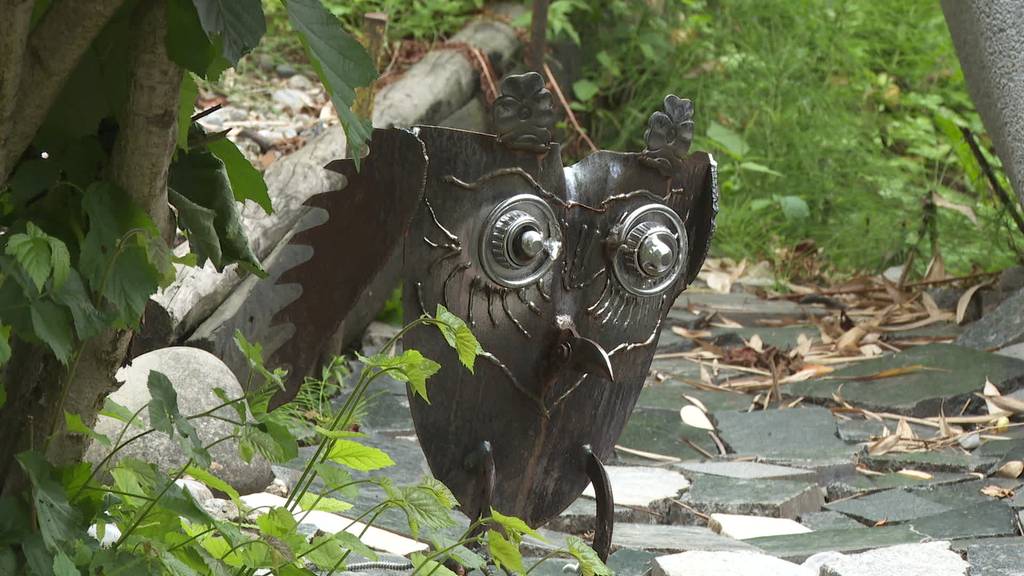 Fahrradkette, Löffel oder Nägel: Josef Häfliger macht Skulpturen aus alten Gegenständen