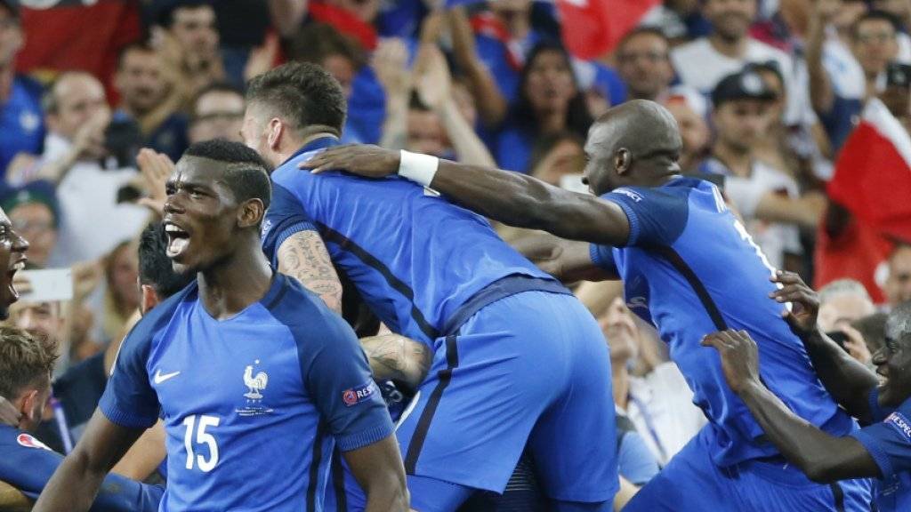 Frankreich ist nach dem Finaleinzug im Freudentaumel