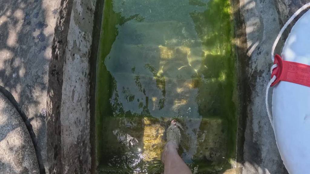 Baden im Burgseeli