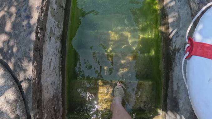Baden im Burgseeli