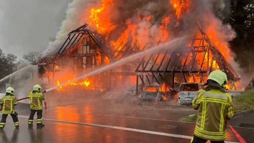 Bauernhausbrand in Lüterswil: Brandursache geklärt