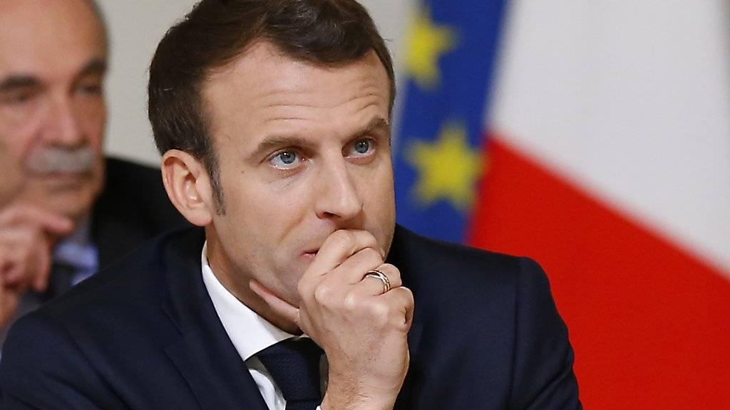 Der französische Senat wirft engen Mitarbeitern von Präsident Macron Falschaussagen in der Affäre um den geschassten Sicherheitsmitarbeiter Benalla vor. (Archivbild)