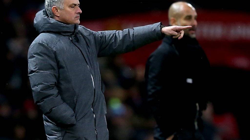 Für José Mourinho ging das Derby in Manchester nicht in die gewünschte Richtung.