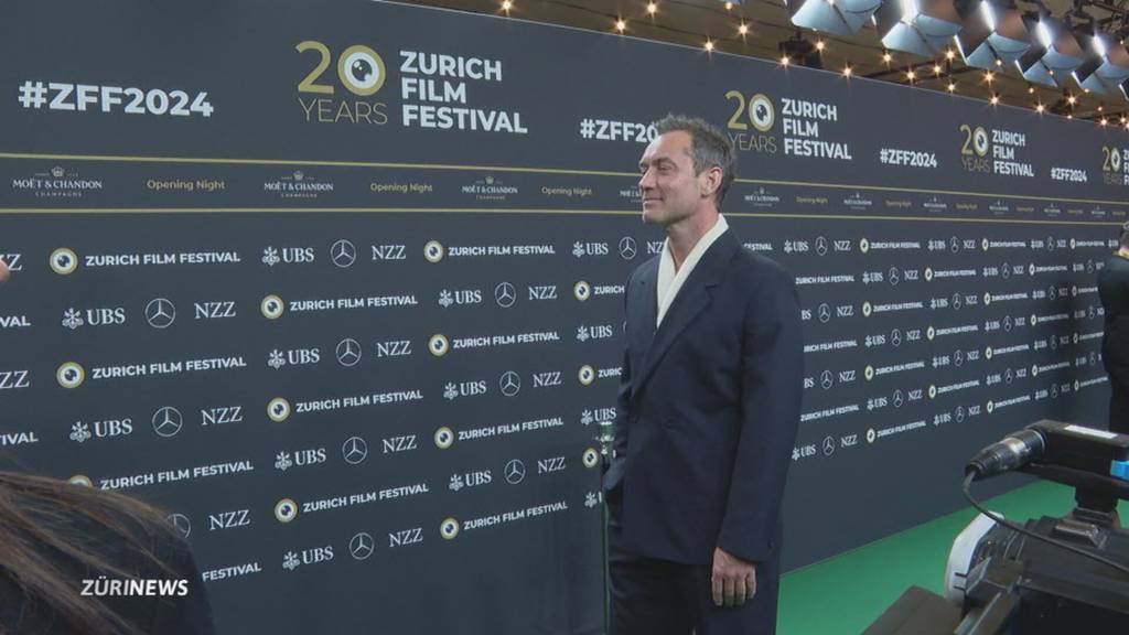 Zurich Film Festival: Jude Law auf dem grünen Teppich 