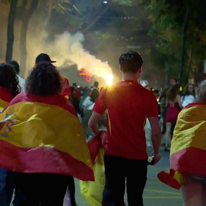 So wild feiern Spanien-Fans den EM-Titel an der Langstrasse