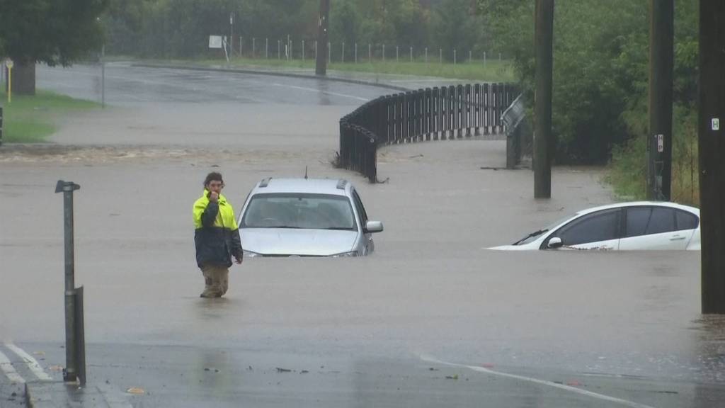 Australien: Rekordregen und Sturzfluten setzten Vororte von Sydney unter Wasser
