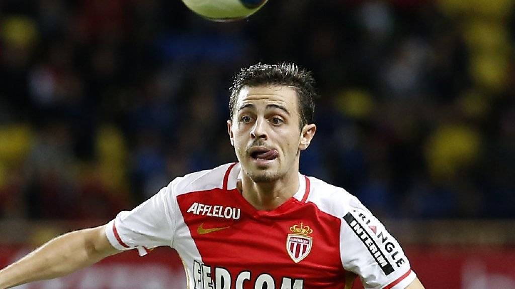 Bernardo Silva von AS Monaco schnalzt mit der Zunge