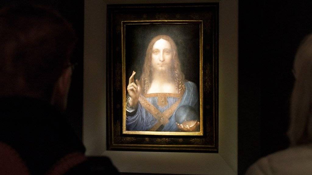 Das teuerste Kunstwerk der Welt, das Gemälde «Salvator Mundi» von Lenonardo da Vinci, kommt in den neuen Louvre in den Vereinigten Arabischen Emiraten. (Justin Lane / EPA)