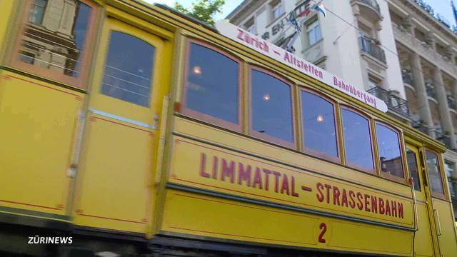 Ein Stück Tramgeschichte rollte durch Zürich