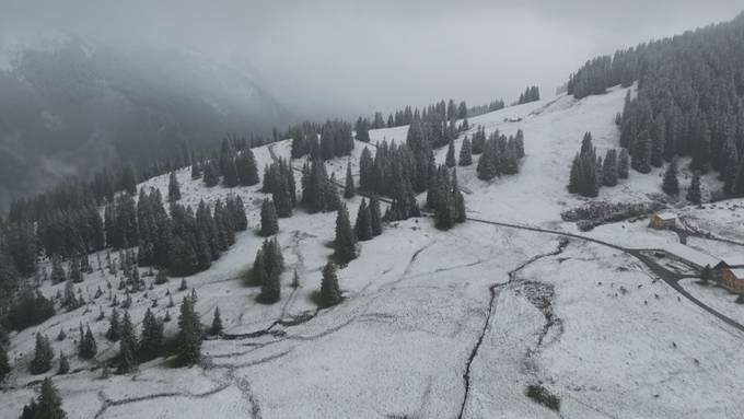 Der Winter ist (teilweise) da – auf der Ebenalp liegt schon Schnee