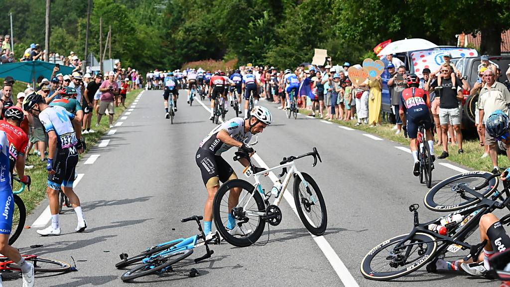 Ein zu häufiges Bild: Massenstürze bei Rennen der Wolrd Tour