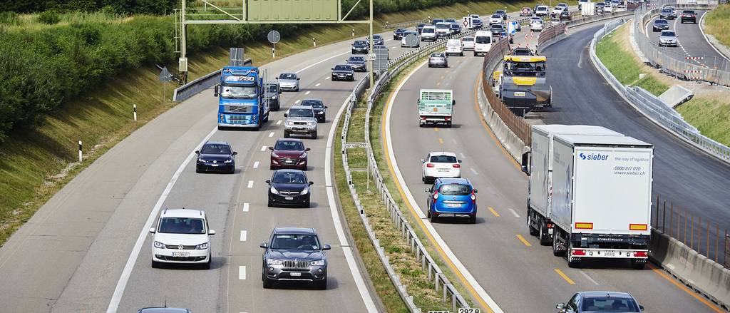 Nationalrat will Autobahn A1 auf mindestens sechs Spuren ausbauen