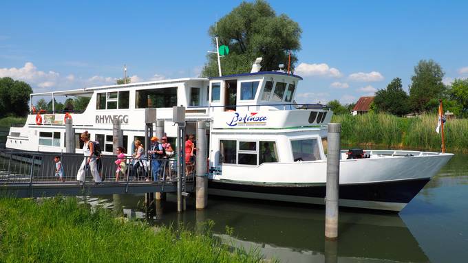 Schifffahrt im Alten Rhein eingestellt