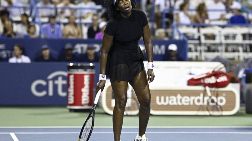 Venus Williams hat in Cincinnati keine Glanzleistung vollbracht