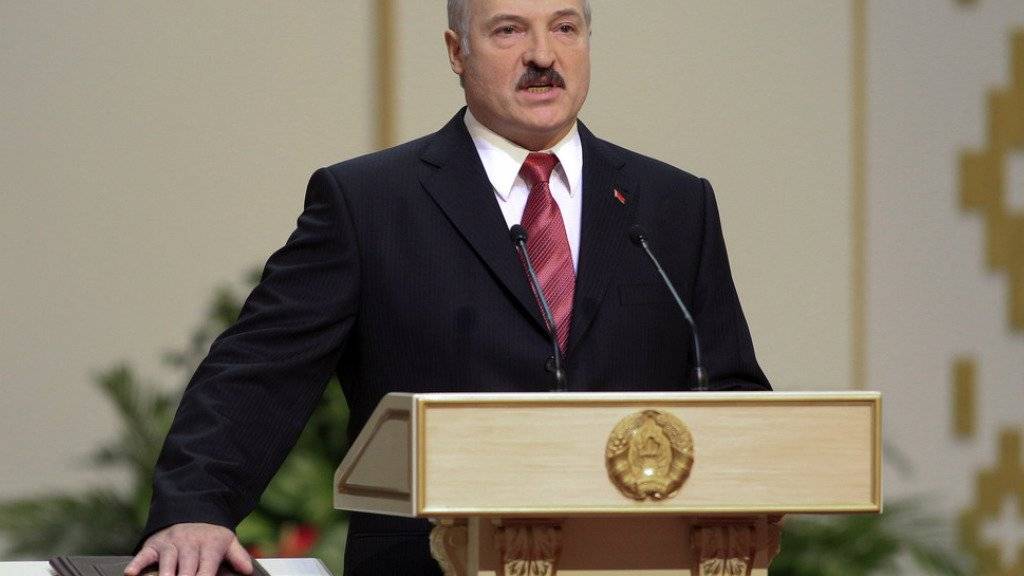 Seine Wiederwahl war keine Überraschung: der weissrussische Präsident Alexander Lukaschenko (Archivbild).