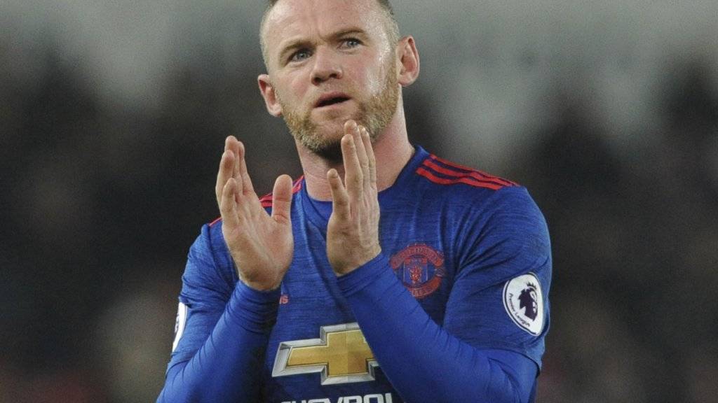 Nach Tor Nummer 250 nun der alleinige Topskorer von Manchester United: Wayne Rooney