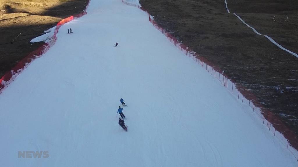 Schnee von gestern: In Adelboden trainiert Ski-Nachwuchs auf letztjährigem Schnee