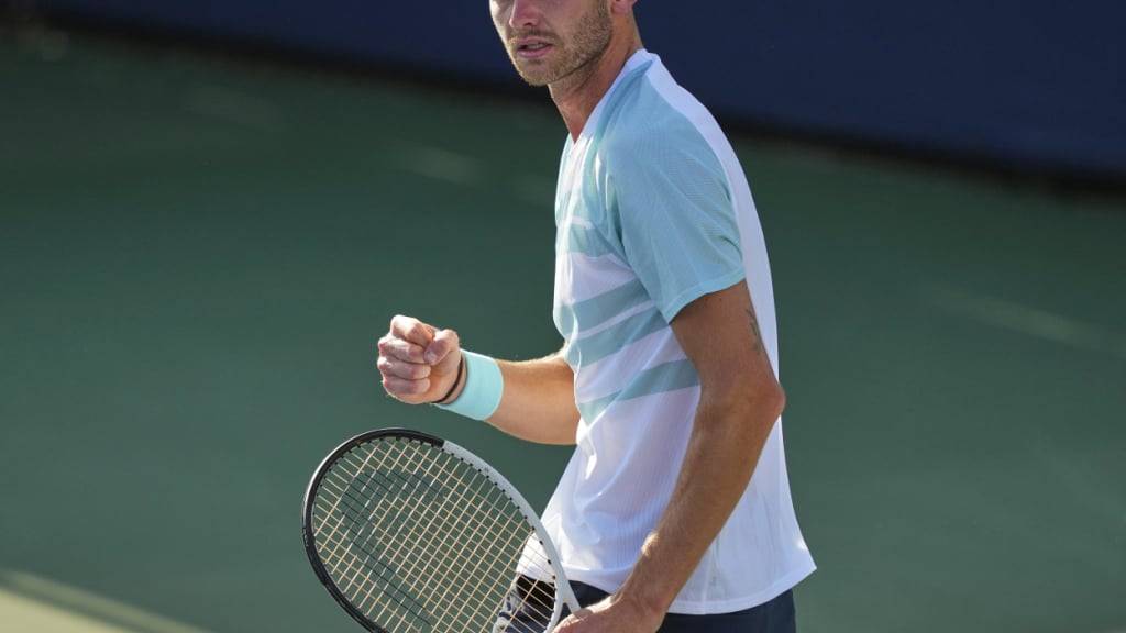 Konzentriert bis zum Ende: Jérôme Kym steht am US Open in der 2. Runde