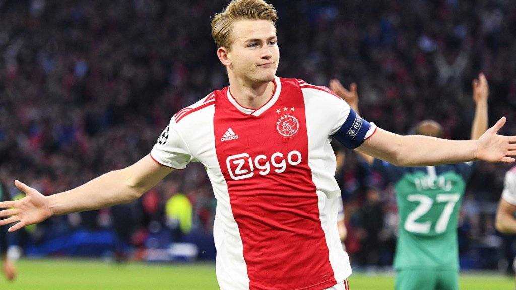 Überzeugte als Captain von Ajax Amsterdam in der Champions League: Nun dürfte der erst 19-jährige Matthijs de Ligt zu Juventus Turin wechseln