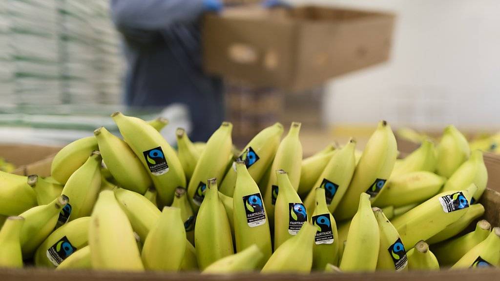 Mehr als jede zweite Banane, die in der Schweiz 2015 verkauft wurde, stammte aus fairem Handel. (Archivbild)