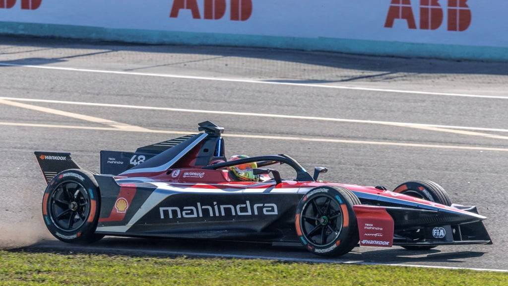 Edoardo Mortara vom Team Mahindra verpasst in Jakarta nur knapp den Sieg