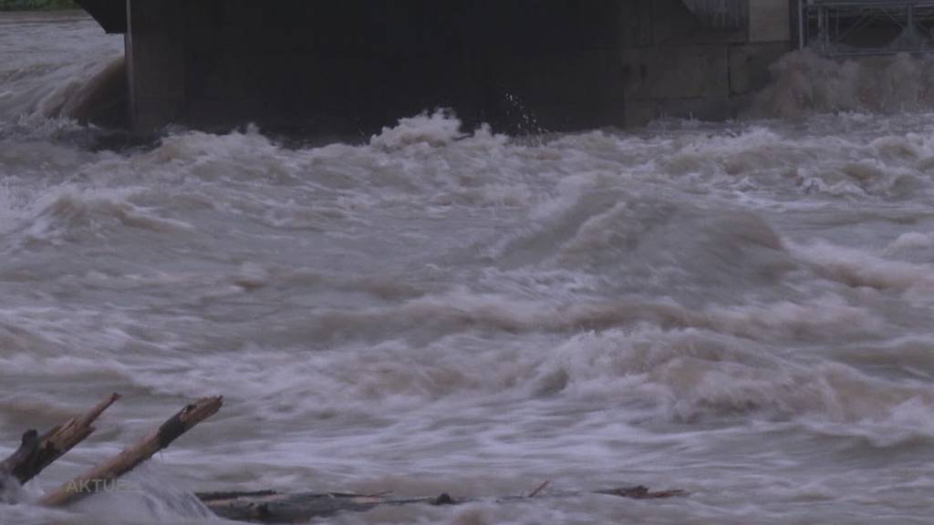 Hochwasser: In Mellingen, Bremgarten und im Zurzibiet sind die Flüsse über die Ufer getreten