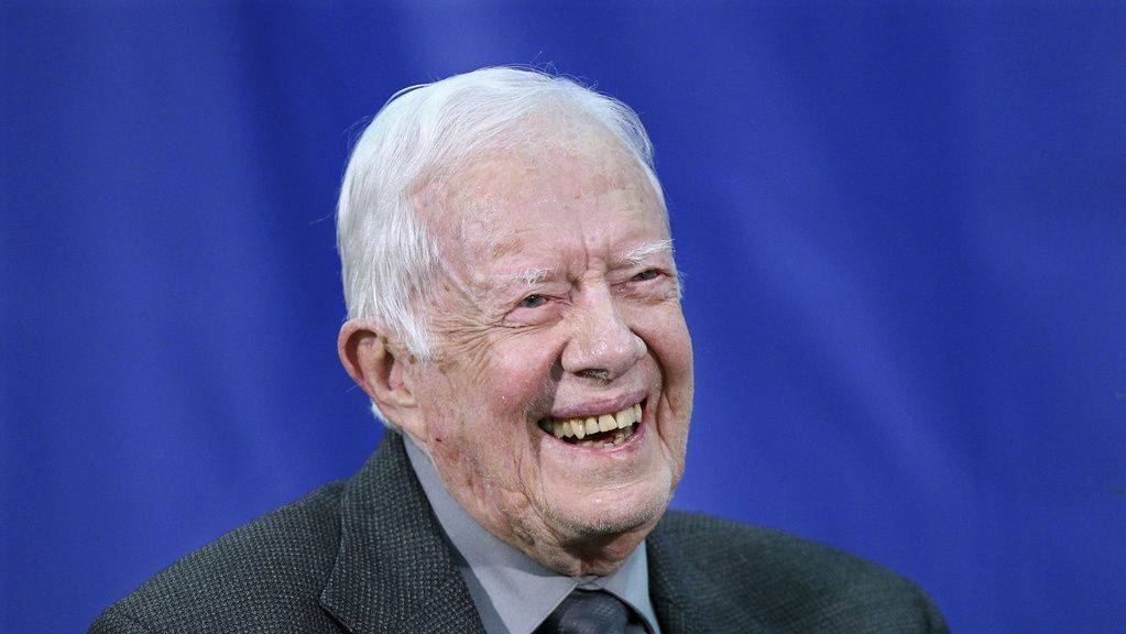 Jimmy Carter ist zu Hause gestürzt und musste über dem Auge genäht werden. (Archiv)