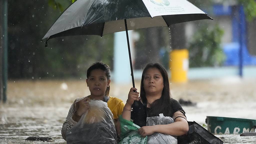 Tropensturm «Yagi»: Überflutungen auf den Philippinen