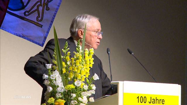 Demonstranten gegen Christoph Blocher