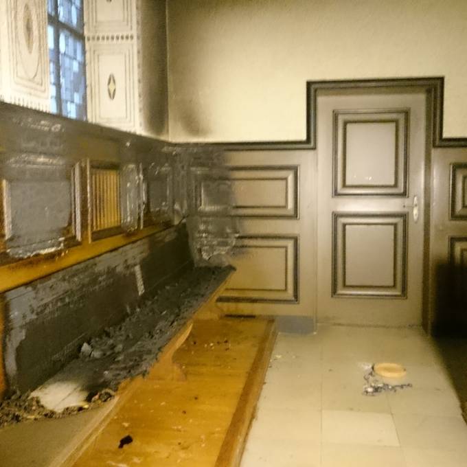Brandanschlag auf Kirche in Flawil