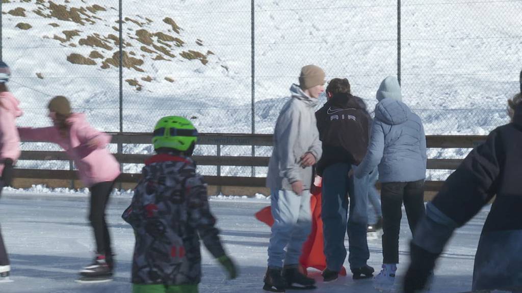 Eisfeld in Sörenberg