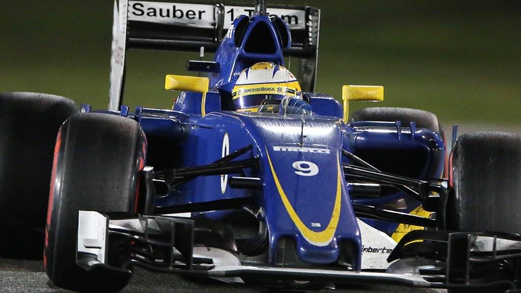 Vorjahresmodell: Sauber tritt zu den ersten Formel-1-Tests in Montmeló bei Barcelona noch mit dem Auto aus der letzten Saison an