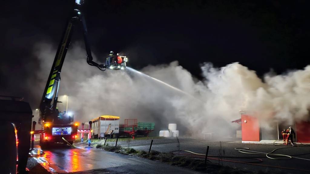 Die Feuerwehr brachte den Brand rasch unter Kontrolle.