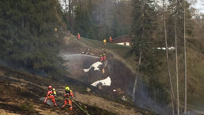 Paar löst Waldbrand aus