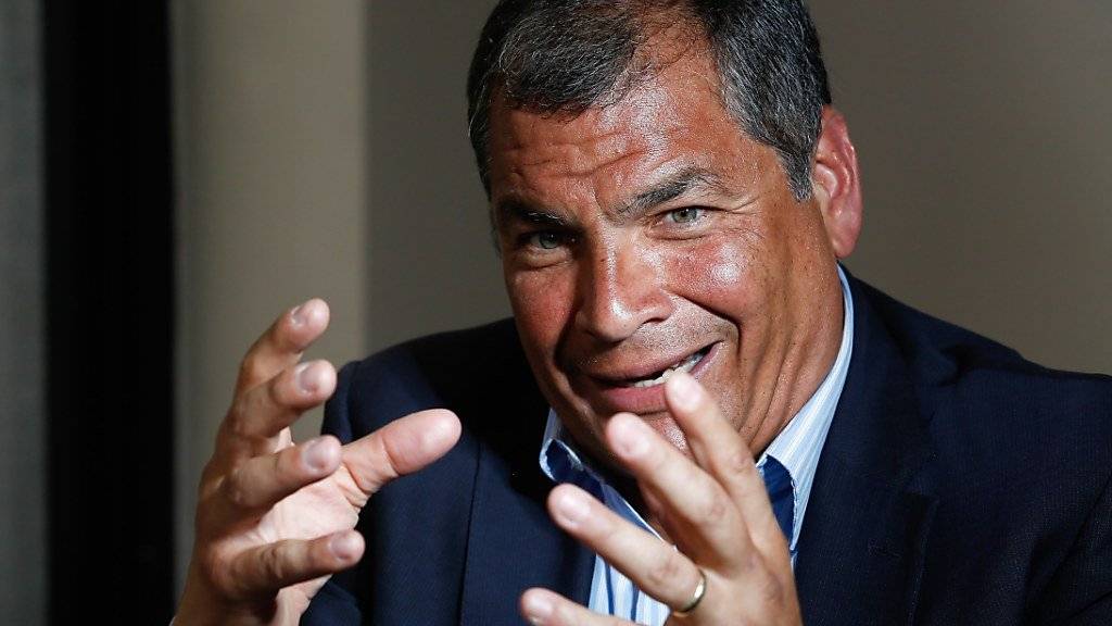 Referendumsentscheid gegen unbegrenzte Wiederwahl in Equador: Rafael Correa war bereits für drei Amtszeiten von 2007 bis 2017 Präsident des südamerikanischen Landes.