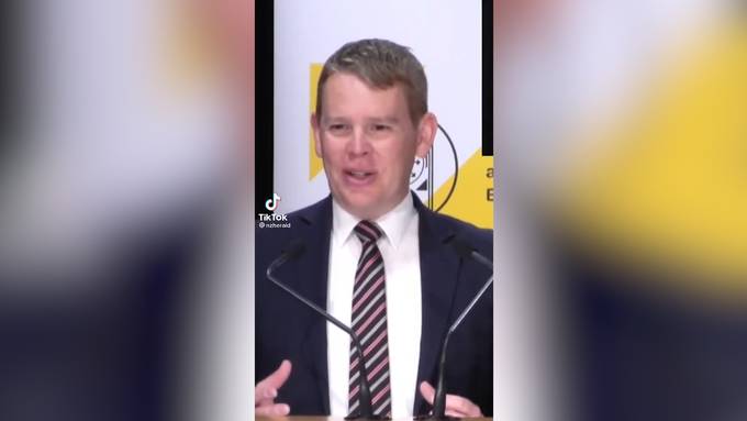 Minister in Neuseeland sorgt mit Versprecher für Lacher