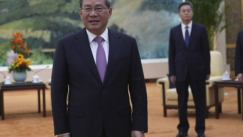Chinas Ministerpräsident Li Qiang auf einer Aufnahme von Anfang April.