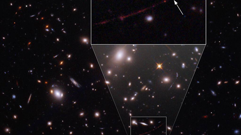 Hubble entdeckt 12,9 Milliarden Lichtjahre entfernten Stern