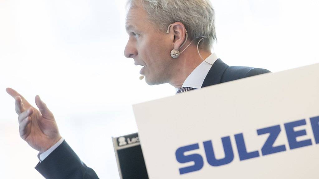 Sulzer-Chef Greg Poux-Guillaume kann deutlich mehr Aufträge in den ersten neun Monaten verbuchen. (Archiv)