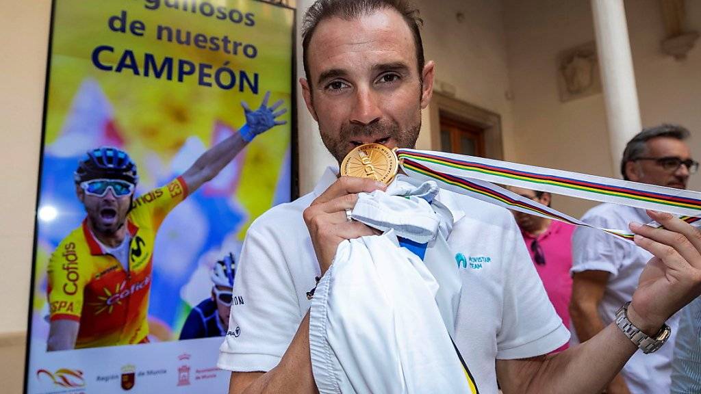 Wird 2019 das Regenbogen-Trikot des Strassen-Weltmeisters tragen: Alejandro Valverde